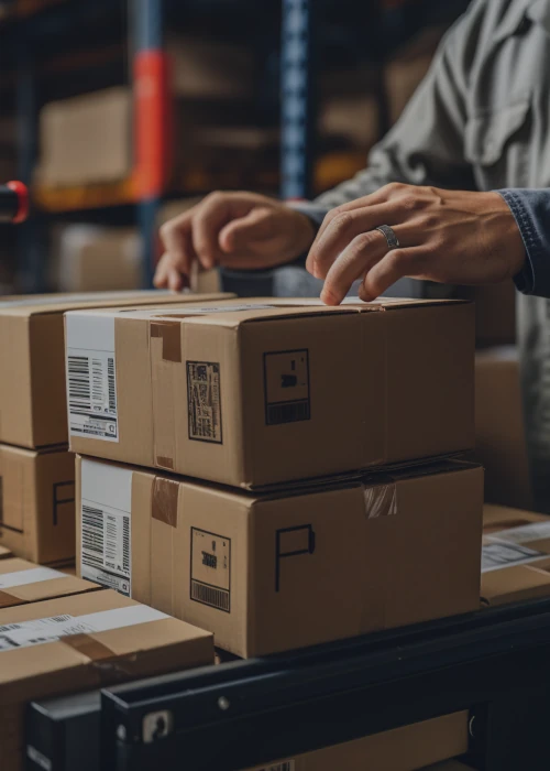 Verpackung und Etikettierung